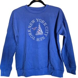 Abercrombie Kids Blue Crewneck Sweater Sweatshirt